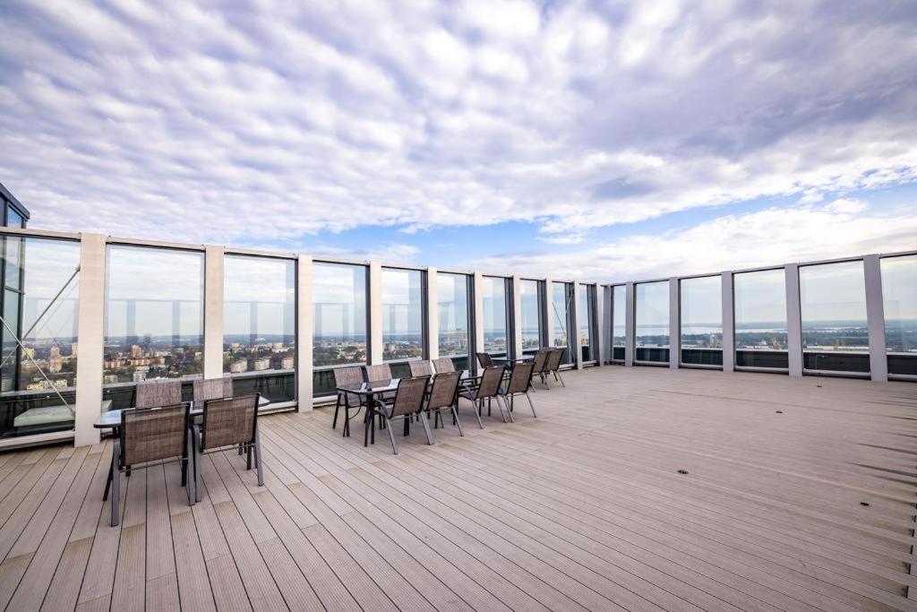 Hanza Tower Lux Sauna&Pool Щецин Экстерьер фото